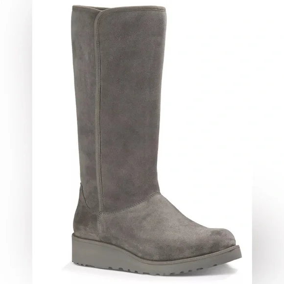 Ugg Kara Slim Tall Demi Wedge Boots - Picture 1 of 7